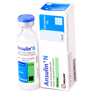 Ansulin N 100 IU/ml 10ml Injection
